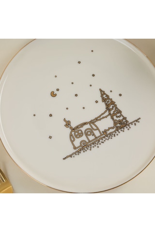 Aryıldız New Year Feast Pasta Tabağı 21 Cm Çok Renkli
