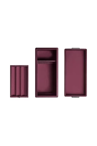 Montblanc Cassis Deri Kalem Koleksiyon Kutusu 134680 Bordo