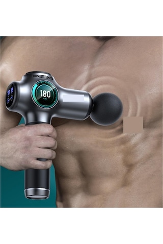 Taşınabilir Masaj Aleti, Kas Masaj Tabancası, Fitness İçin Taşınabilir Elektrikli Derin Doku Masajı, Kurtarma, Vücut Gevşetme, Taşınabilir Fitness Ekipmanları Yeşil