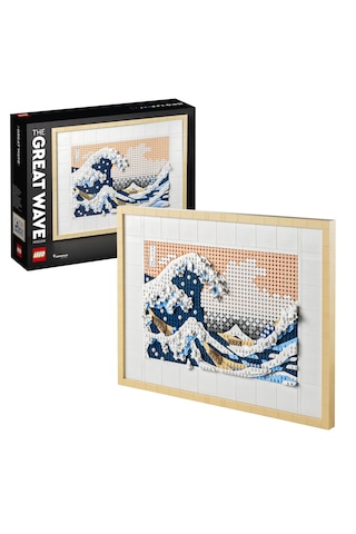 LEGO® Art Hokusai – Büyük Dalga 31208 - Yetişkinler için Koleksiyonluk Kanvas Tablo Yapım Seti (1810 Parça)