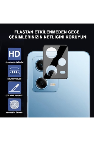 Redmi Note 12 Pro 5g Uyumlu Kamera Lens Koruyucu Dayanıklı Kamera Koruyucu