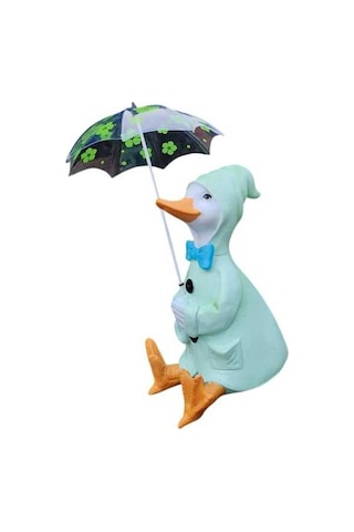 Pazly Suntek Sanatları Ördek Minyatür Heykeli El Yapımı Bahçe Dekoru 1-ördek Jx