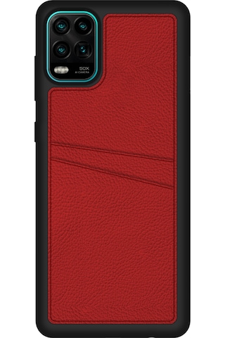 FitCase Xiaomi Mi 10 Lite Kılıf Proda Deri Çift Kartlık Cepli Kapak