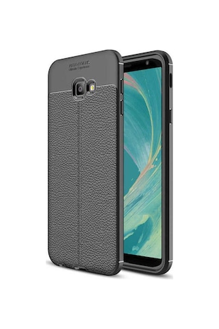 Samsung Uyumlu Galaxy J4 Plus Kılıf Zore Niss Silikon Kapak Siyah