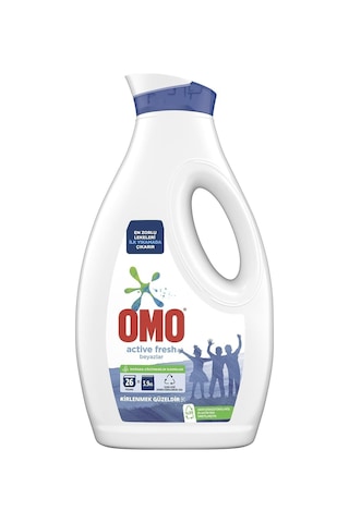 Omo Matic Omo Sıvı Deterjan Active Fresh Beyazlar 1690 Ml