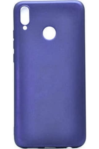 Honor 8x Kılıf Esneyebilen Şık Sofina Silikon Kapak Lacivert