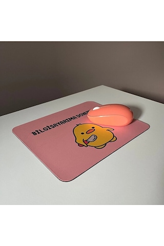 Civciv Mouse Pad, 21x17 Cm, Kaymaz Taban, Ev, Ofis Ve Oyun İçin Rahat Mousepad
