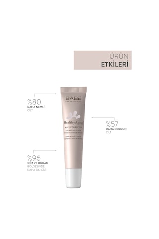 Babe Healthyaging+ Eyes and Lips Tensor Multi Corrector 15ml - Sıkılaştırıcı Göz-Dudak Kremi