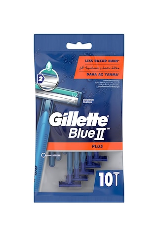 Gillette Blue2 Plus Kullan At Erkek Tıraş Bıçağı 10'lu