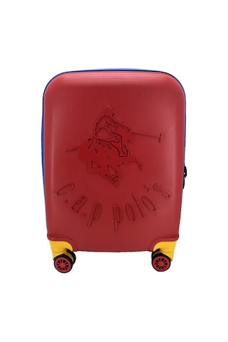 Cap Polo's Polipropilen Orta Boy Valiz Kırmızı