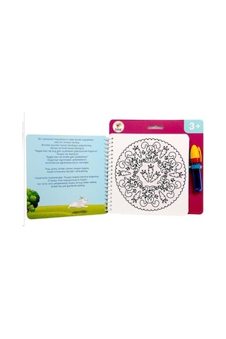 Lino Aqua Magic Book Mandala sihirli Boyama Kitabı Tfl-1003