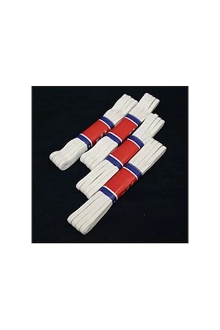 4 Adet 0.80 Cm Beyaz Bel Paça Don Lastiği Geniş Yassı Lastik 40 Metre 4 Adet 0.80 Cm Beyaz Bel Paça Don Lastiği Geniş Yassı Lastik 40 Metre