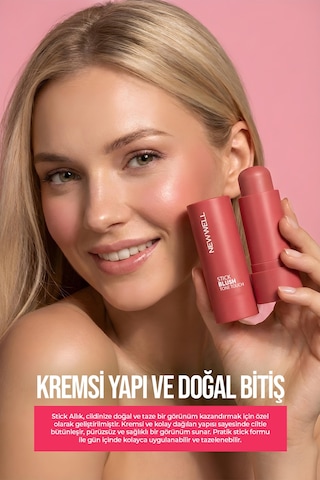 New Well Stick Blush Tone Touch Hot Cream 05 Stick Allık 003