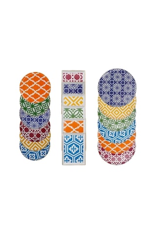 Morocco 18 Parça Servis Takımı-6460 Çok Renkli