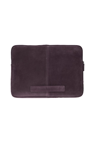 Burgundy Still Hakiki Süet Deri 15-16 İnç Macbook Uyumlu/laptop Kılıfı Bordo