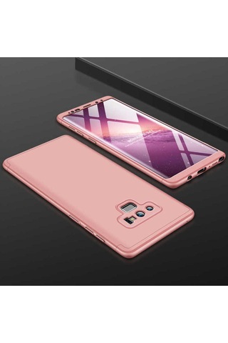 Galaxy Note 9 Kılıf Zore Ays Kapak Rose Gold