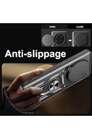 Xiaomi Mi 15 Ultra Kılıf Kamera Korumalı Sürgülü Military Tank