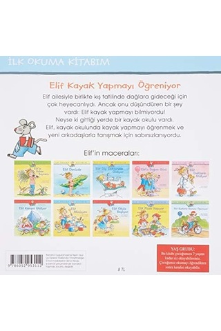 İlk Okuma Kitabım Elif Kayak Yapmayı Öğreniyor