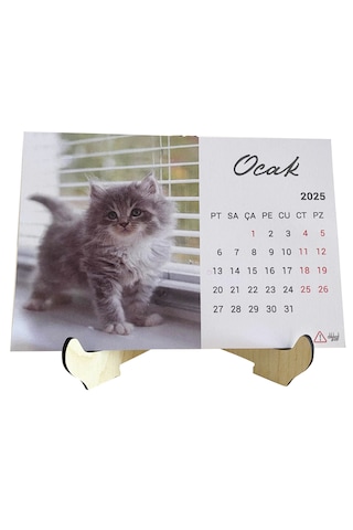 Hayvan Severler İçin 2025 Kedi Takvimi