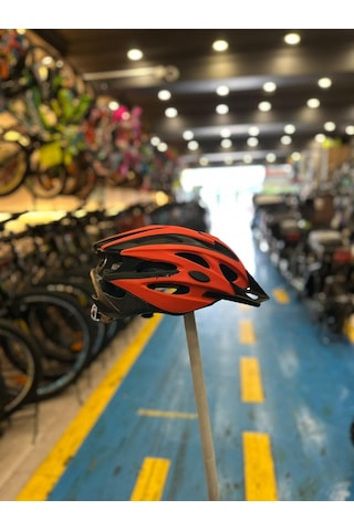 Kron Raptor - Kask - Mv29 - Arka Led Lambalı - Fileli - Kırmızı/siyah - Xl Beden Siyah-kırmızı
