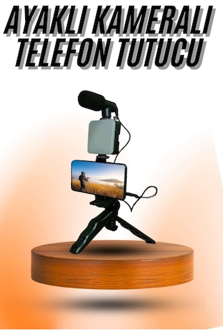 Northcity Kompakt Vlog Seti: Mini Tripod, Kumanda Mikrofon Ve Led Işık İle Profesyonel Çekimler