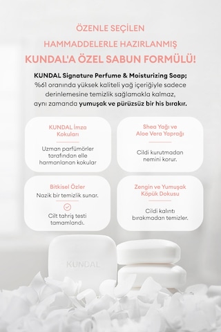Kundal Signature Perfume & Moisturizing Soap Sweet Peony 100 G