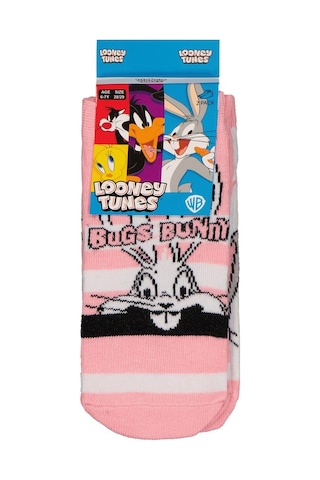 Bugs Bunny 2-12 Yaş Kız Patik Çorap - Standart 4-5 Yaş