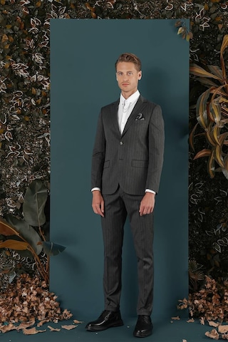 Efor C 652 Slim Fit Füme Spor Ceket Füme