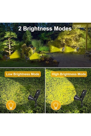 Lexroo Forlife Gün Işığı18 Led Spot Güneş Enerjili Bahçe Aydınlatma Lambası, Fotoselli, Spike Aplik