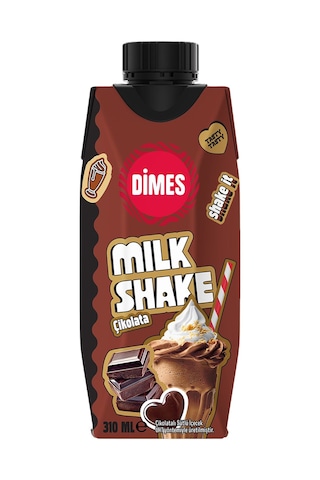 Dimes Milk Shake 310 Ml 8 Li Karma Set - Çikolata - Antep Fıstığı - Kola - Çilek