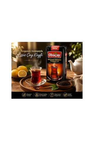 Bergamot Aromalı Siyah Çay 1 Kg X 6 Paket