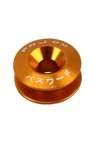 Cbtx 4 Adet Araba Modifiye Vidalı Contalar Kaporta Paslanmaz Çelik Conta Cıvataları, Çap: 24mm Altın