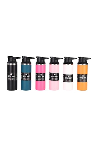 Çelik İçli Termos 500 Ml Mavi Skm018 .