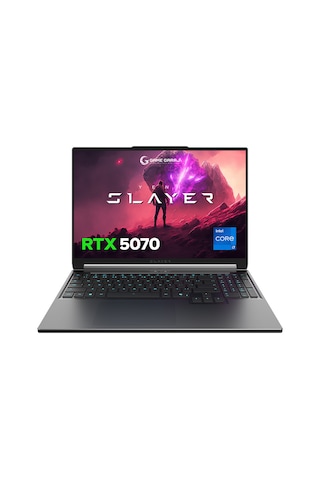 Game Garaj Slayer X7T-5070-C2 i7-14650HX 32 GB 1 TB RTX5070 16" Free Dos Dizüstü Bilgisayar