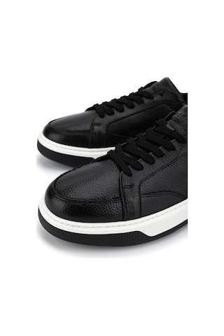 Tamer Tanca Erkek Hakiki Deri Siyah Sneakers & Spor Ayakkabı 1212 3522 Erk Ayk Y26 Sıyah Dr