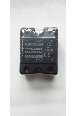 Soljex Trs1A48D25 Solid State Relay Ssr 25A Input: 3-32Vdc Soljex Trs1A48D25 Solid State Relay Ssr 25A Input: 3-32Vdc