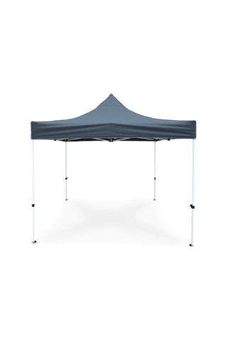 Bahçe Çadırı Çardak 3x3 Portatif Gazebo Outdoor Çadır 3x3m Gölgel Gri