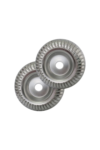 Singree 2 Adet 100mm Ahşap Şekillendirme Ve Taşlama Diski - 22mm Göbek Delikli - Açılı Taşlama Makineleri İçin