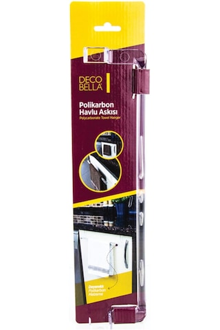 Decobella Polikarbon Havlu Askısı. Çok Renkli
