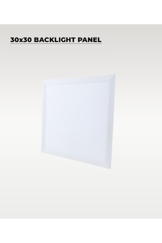 24w 30x30 Backlight Led Panel Armatür 4000k Gün Işığı 2 Adet Beyaz