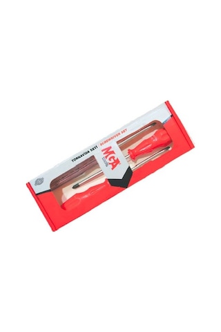 Mega Tornavida Seti Düz Yıldız Tornavida + Kontrol Kalemi