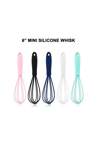 Yasammerkezi C Mavi 1 Adet Tarzı Cm Mutfak Silikon Yumurta Çırpıcı Alet Mutfak Silikon Çırpma Kaydırmaz Ahşap