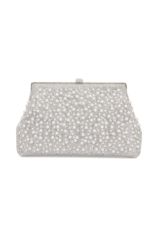 Guja 25kc1293 Kadın Taşlı Abiye Çanta Gümüş Gümüş