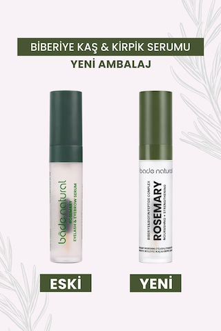 Bade Natural Besleyici Ve Güçlendirici Biberiye Kaş Kirpik Bakım Serumu