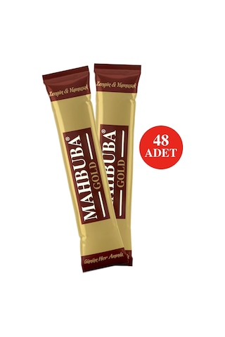 Mahbuba Çözünebilir %100 Arabica Hazır Gold Kahve Tam Kıvamında 48x2gr Çözünebilir
