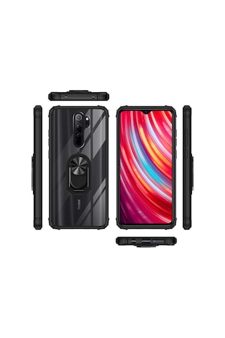 Xiaomi Redmi Note 8 Pro Kilif Seffaf Sararmaz Yüzüklü Mola Kapak 406652974