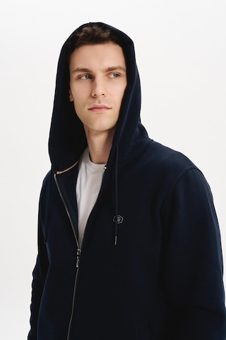 AR-MA Arma Erkek Sweatshirt Büyük Beden 3 İplik Kalın Kumaş Kapüşonlu Fermuarlı Cepli %70 Pamuk %30 Polyester K30324801502 Lacivert