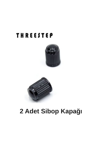 Universal Sibop Kapağı Oto Lastik Hava Sibop Koruyucu Kapak Toz Önleyici Siyah