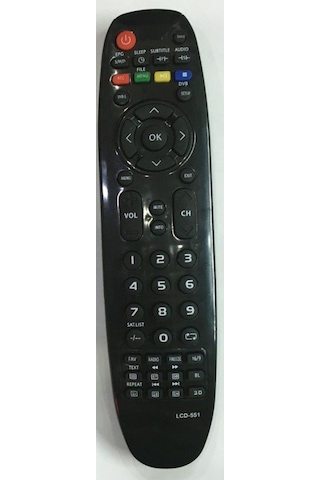 Woon 3D Kumandası Led Lcd Tv Kumandası Bombeli Siyah