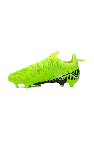Neon Sarı Suni Deri Çocuk Krampon Fk-241-129 F Krampon Neon Sari Sarı